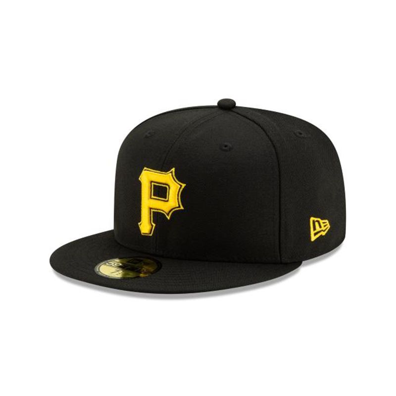 MLB Pittsburgh Pirates Authentic Collection Alt 2 59Fifty Fitted (WRD4890) - Black New Era Caps